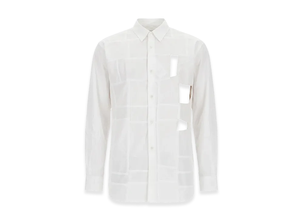 COMME des GARCONS SHIRT Cut Out Shirt "White"