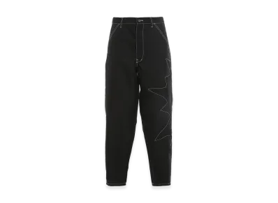 COMME des GARCONS SHIRT Contrasting Stitching Trousers "Black"