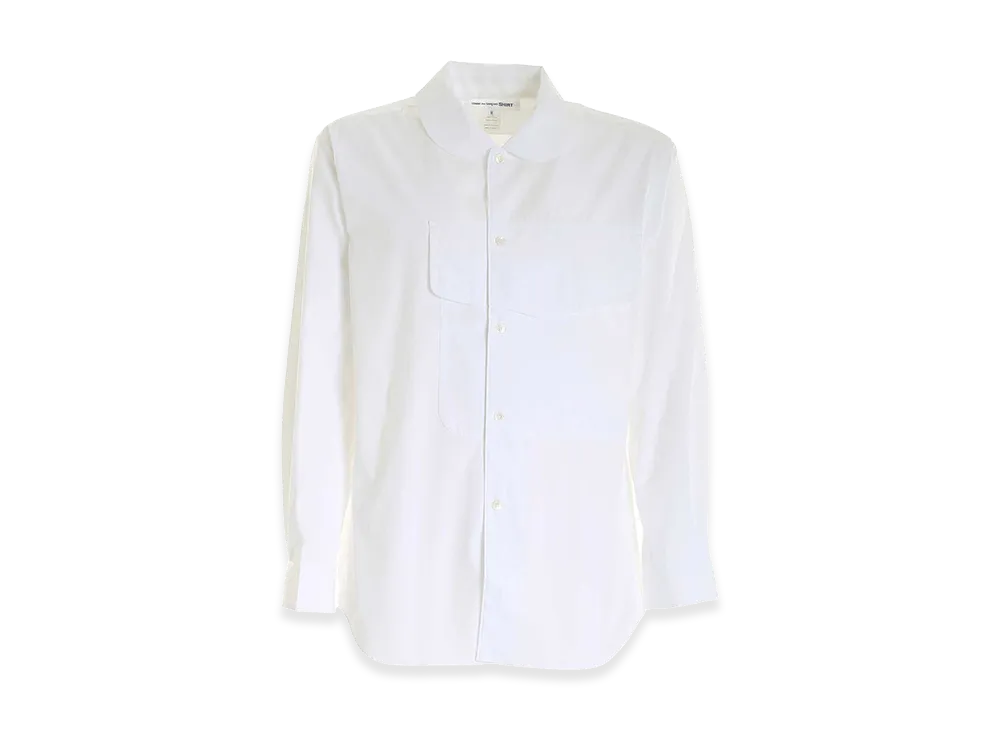 COMME des GARCONS SHIRT Maxi Front Pocket Shirt "White"