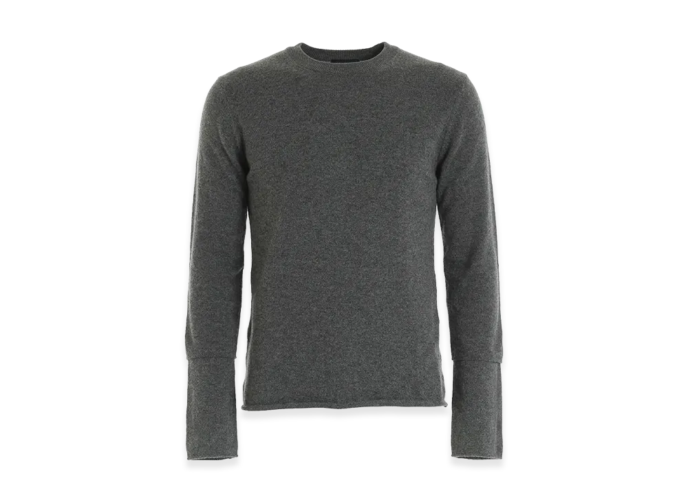 COMME des GARCONS SHIRT Overlapping Sleeves Pullover In "Gray"