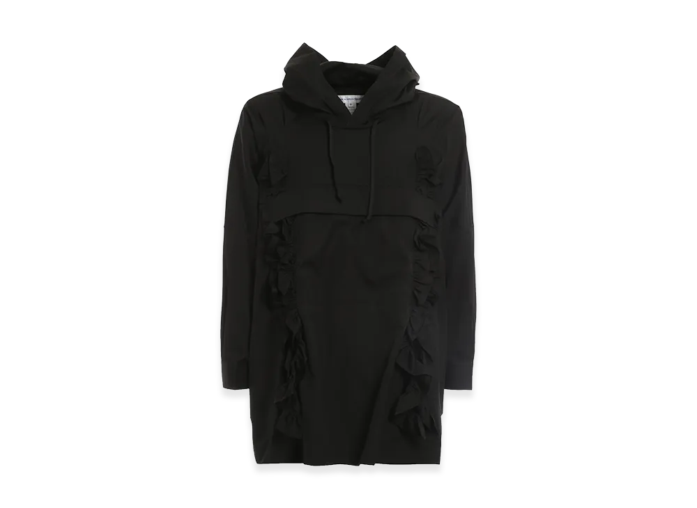 COMME des GARCONS SHIRT Ruched Blouse "Black"