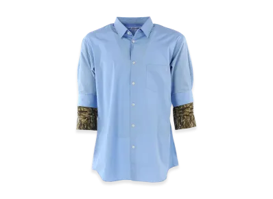 COMME des GARCONS SHIRT Three Quarter Sleeves Shirt "Light Blue"