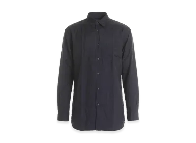 COMME des GARCONS SHIRT Wrinkled Shirt In Cupro "Black"