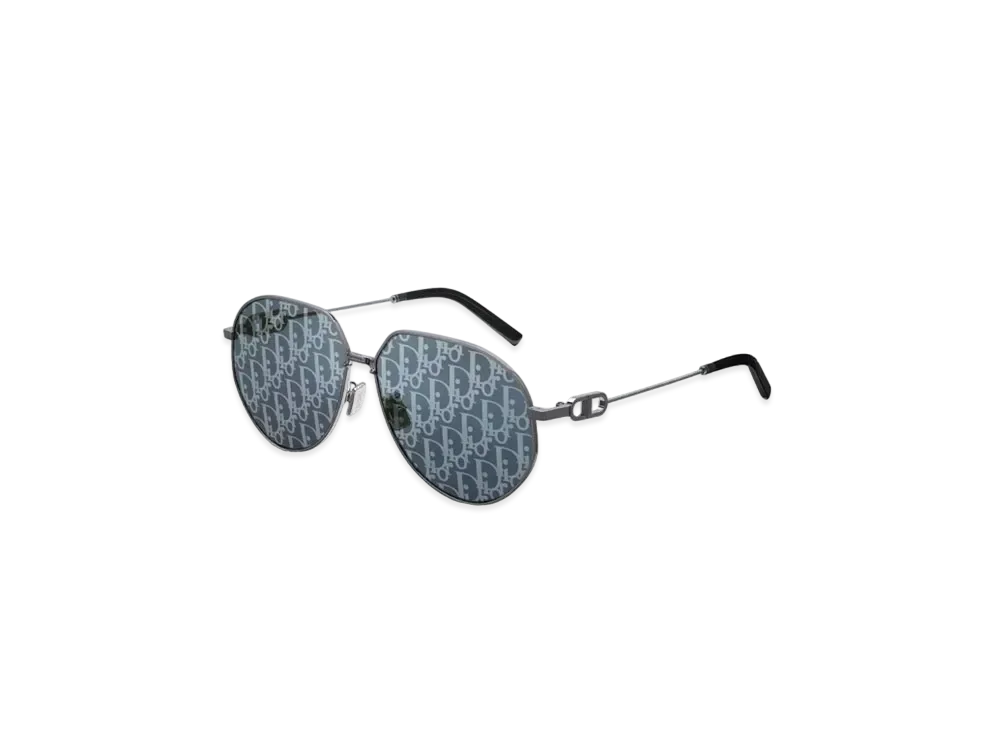 Dior CD Link A1U Dior Oblique Pilot Sunglasses "Blue/Silver"