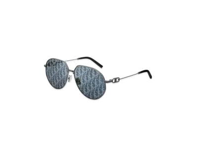 Dior CD Link A1U Dior Oblique Pilot Sunglasses "Blue/Silver"