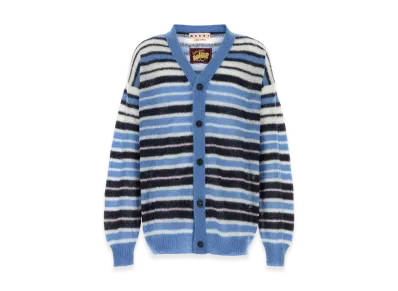 MARNI Embroidered Mohair Blend Cardigan "Multicolor"