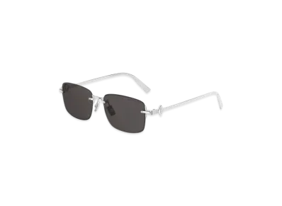 Dior CD Diamond S11U Rectangular Sunglasses "Silver/Gray"