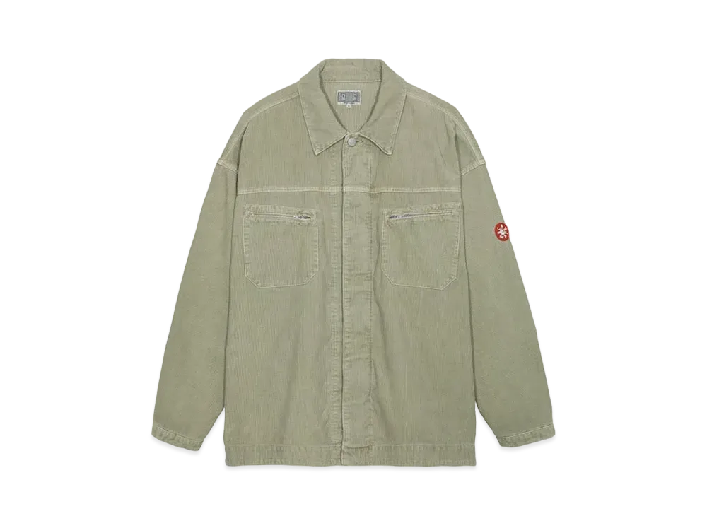 Cav Empt (C.E) OVERDYE CORD ZIP JACKET "Beige"