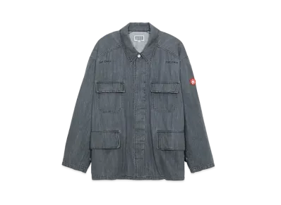 Cav Empt (C.E) WASHED BLACK DENIM JACKET "Grey"