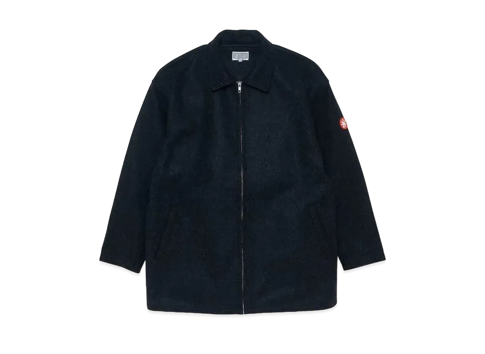 Cav Empt (C.E) HEAVY WOOL ZIP JACKET "Black"