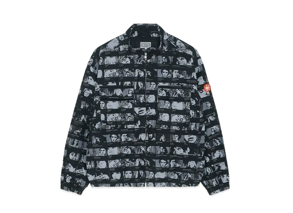 Cav Empt (C.E) THUMBNAIL ZIP JACKET "Black"