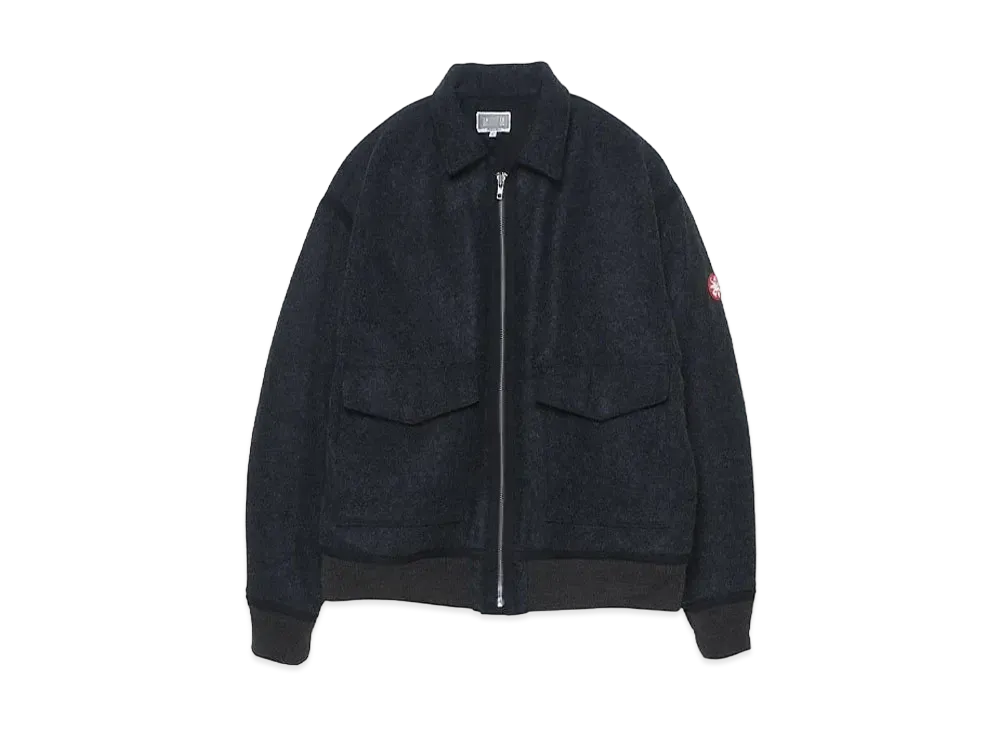 Cav Empt (C.E) MELTON ZIP JACKET "Black"