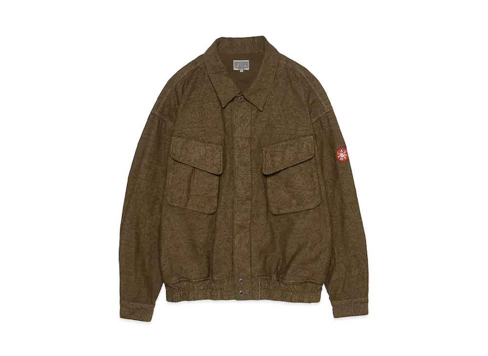 Cav Empt (C.E) GREY NOISE BUTTON JACKET "Brown"