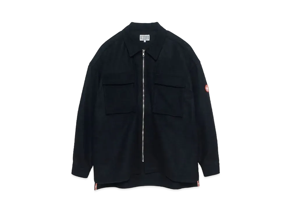 Cav Empt (C.E) WOOL ZIP SHIRT JACKET "Black"