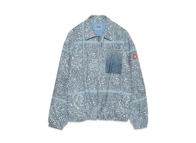 Cav Empt (C.E) NOISE FLANNEL ZIP JACKET "Blue"
