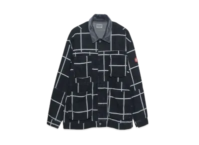 Cav Empt (C.E) GRID BLACK DENIM JACKET "Black"