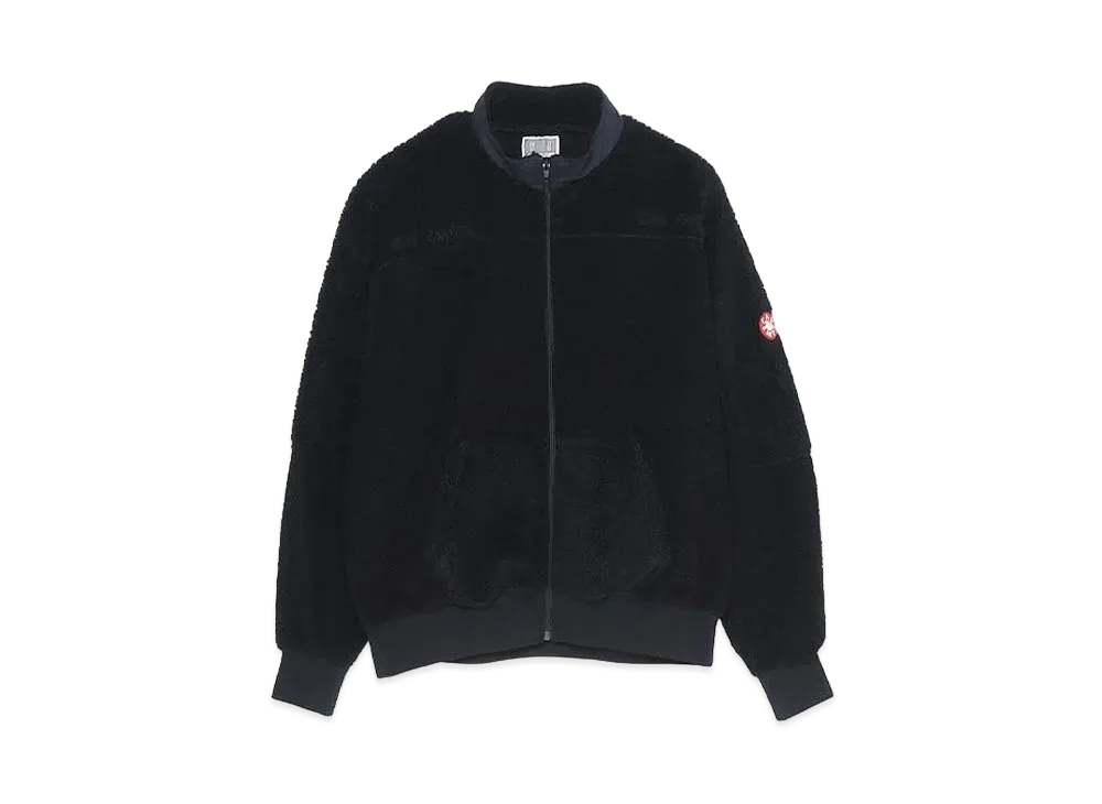 Cav Empt (C.E) PANEL FLEECE ZIP UP "Black"