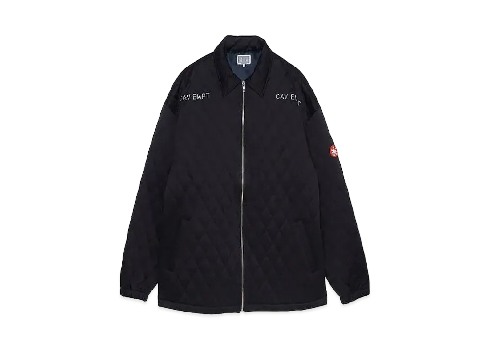 Cav Empt (C.E) QUILT ZIP JACKET "Black"