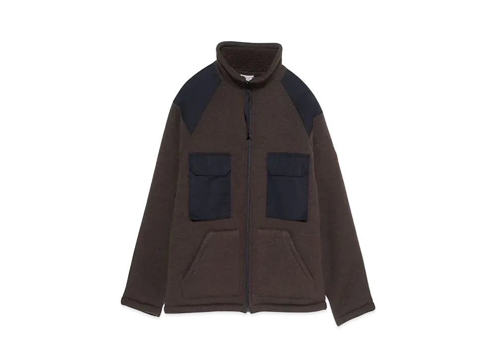 Cav Empt (C.E) BOA FLEECE ZIP UP "Brown"