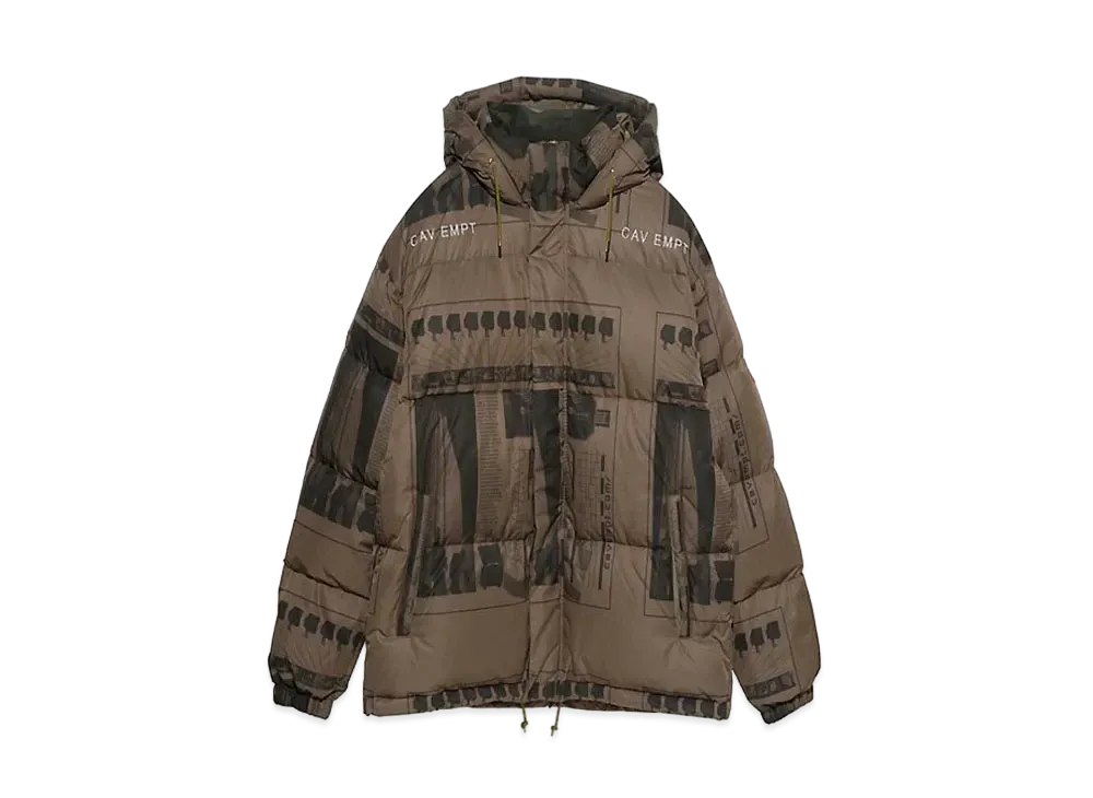 Cav Empt (C.E) PUFFER JACKET "Khaki"