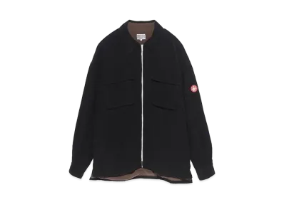 Cav Empt (C.E) MOLE/FLEECE ZIP SHIRT JACKET "Black"