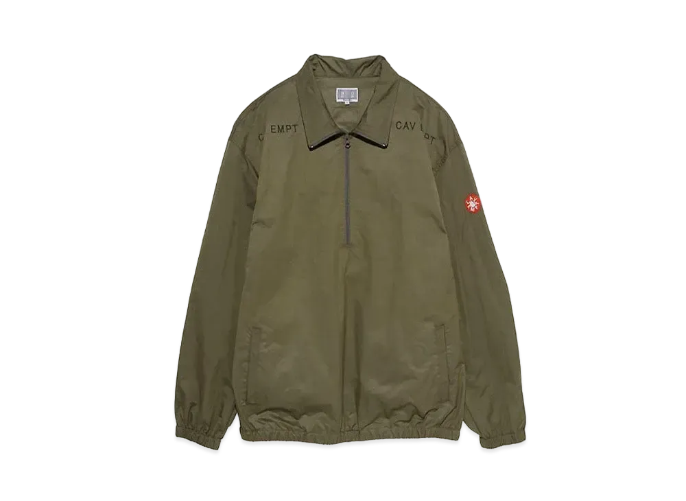 Cav Empt (C.E) HALF ZIP PULLOVER "Olive"