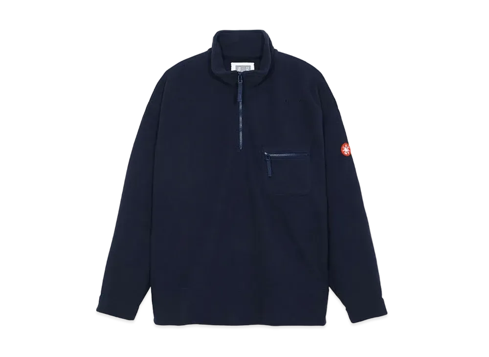 Cav Empt (C.E) HALF ZIP FLEECE PULLOVER "Navy"