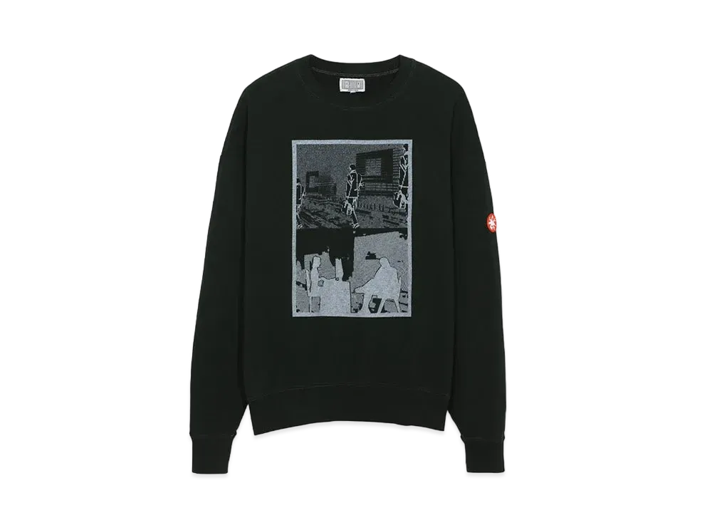Cav Empt (C.E) MD DialTone SOFT CREW NECK "Black"