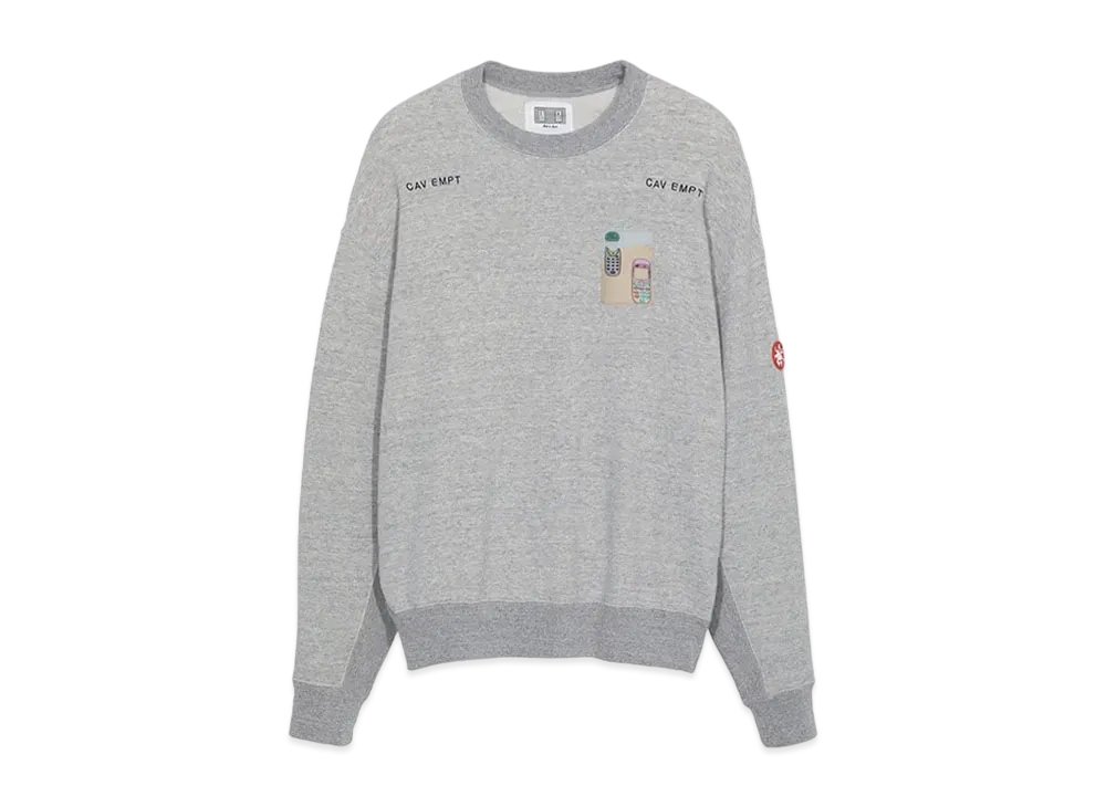 Cav Empt (C.E) MOBILE SOFT CREW NECK "Grey"