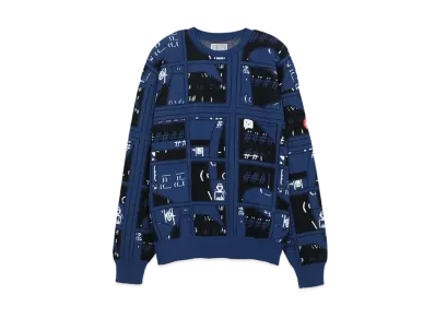 Cav Empt (C.E) #### GRID KNIT "Navy"