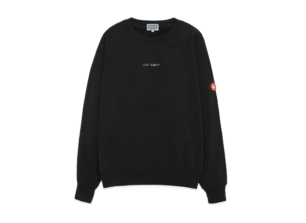 Cav Empt (C.E) :::::: ><< :+: ><< ><< BIG CREW NECK "Black"
