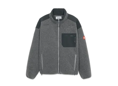 Cav Empt (C.E) FURRY BACK FLEECE ZIP UP "Grey"