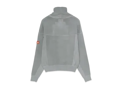 Cav Empt (C.E) OVERDYE DEVIDE STAND COLLAR SWEAT "Grey"