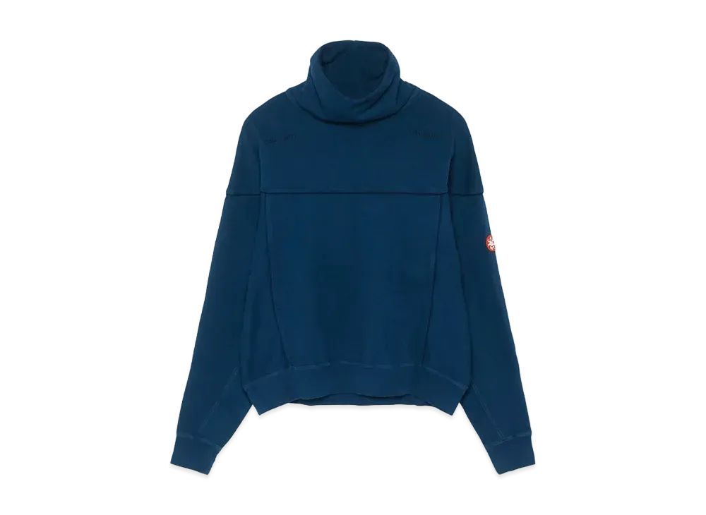 Cav Empt (C.E) OVERDYE DEVIDE STAND COLLAR SWEAT "Navy"