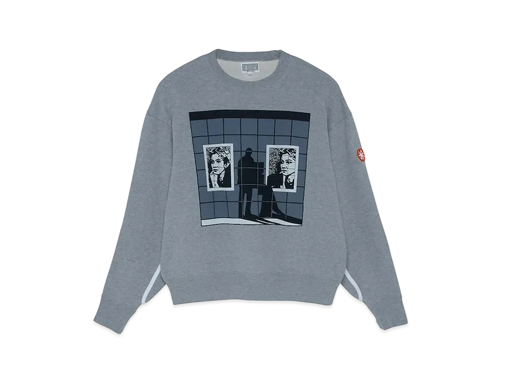 Cav Empt (C.E) UNBALANCE BEHIND CREW NECK "Grey"