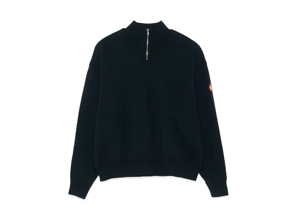 Cav Empt (C.E) HALF ZIP CASUAL SWEAT "Black"