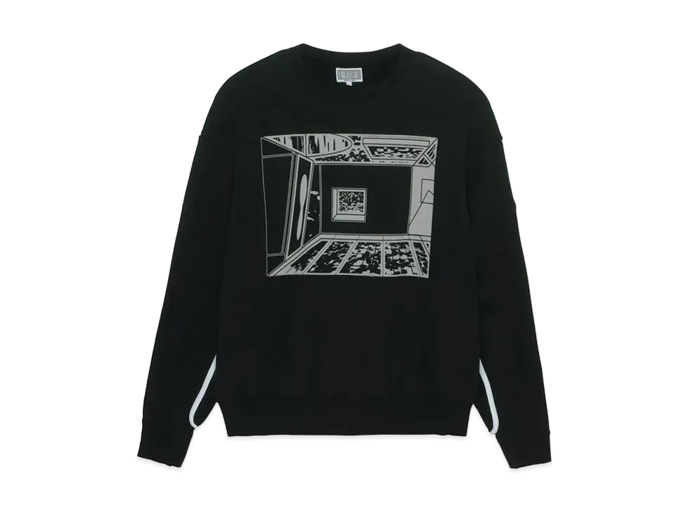 Cav Empt (C.E) UNBALANCE PROGRESS CREW NECK "Black"