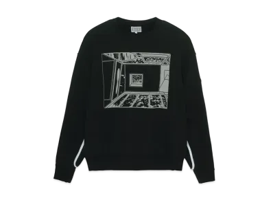 Cav Empt (C.E) UNBALANCE PROGRESS CREW NECK "Black"
