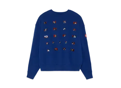 Cav Empt (C.E) EMBROIDERY PICS CREW NECK "Navy"