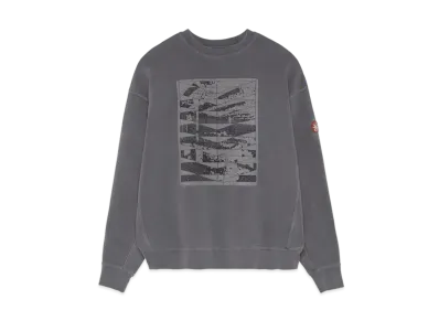 Cav Empt (C.E) OVERDYE CONFORM CREW NECK "Grey"