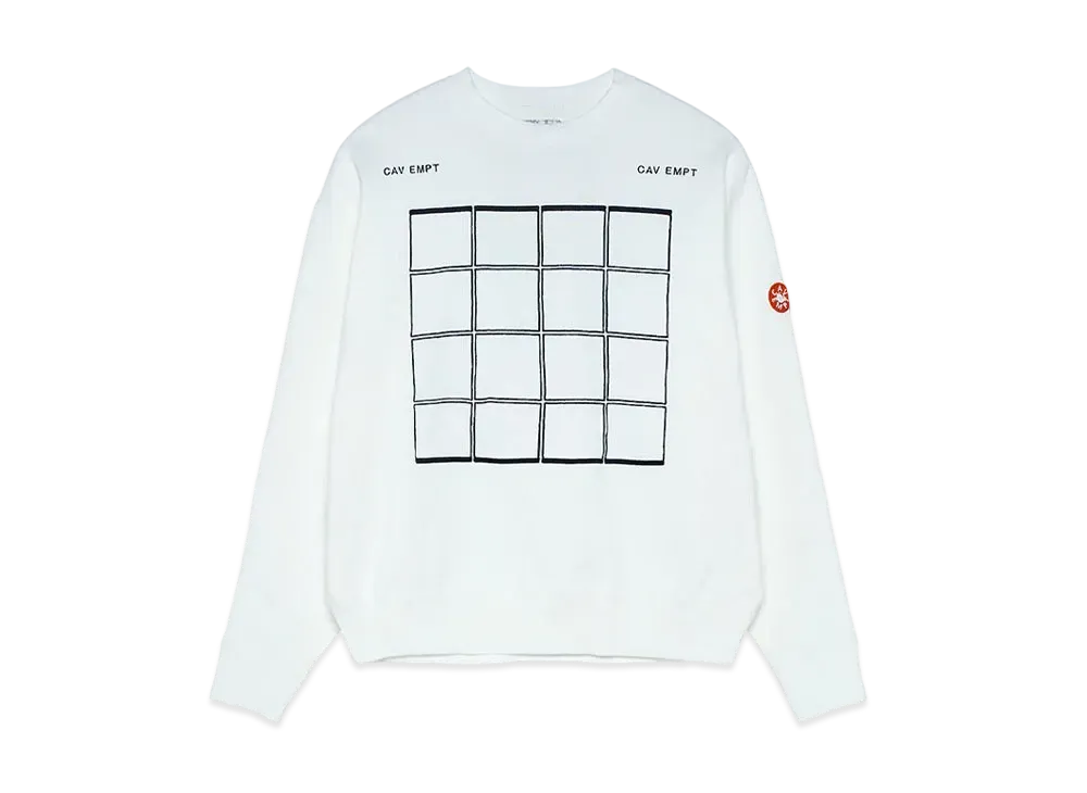 Cav Empt (C.E) WINDOW CREW NECK "Black"