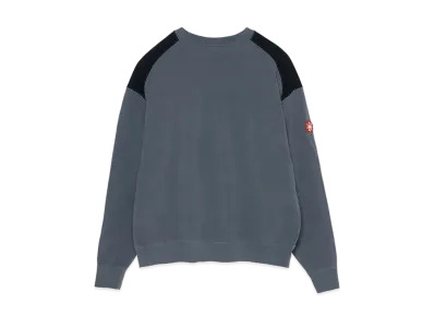 Cav Empt (C.E) PANEL SHOULDER LIGHT CREW NECK "Grey"