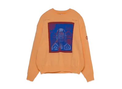 Cav Empt (C.E) DIAL CUT CREW NECK "Orange"