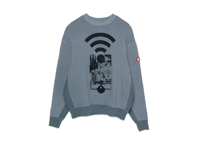 Cav Empt (C.E) OVERDYE MD RANGE CREW NECK "Grey"