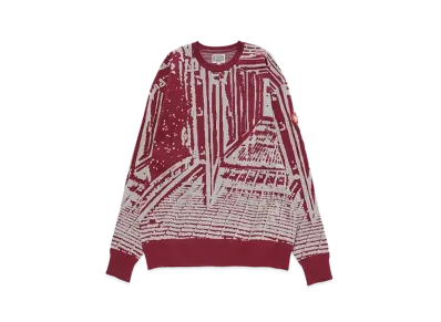 Cav Empt (C.E) PASSAGE LINKED KNIT "Purple"