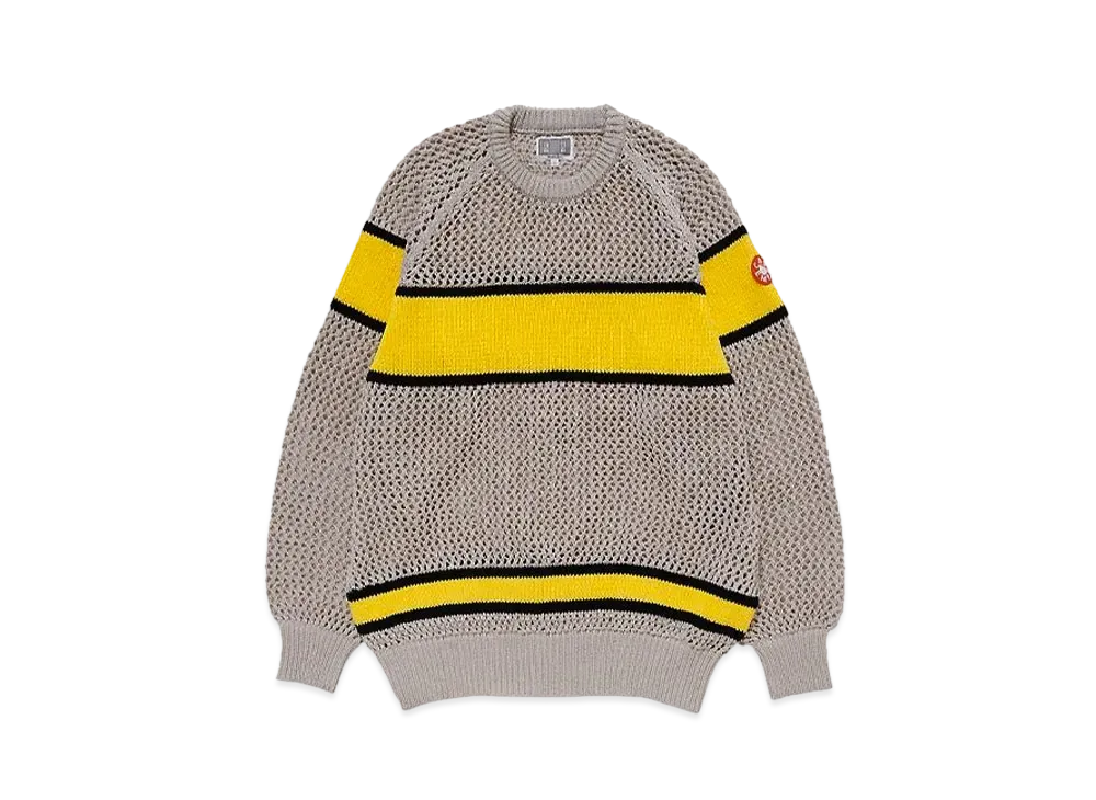 Cav Empt (C.E) LINE LOOSE NET KNIT "Beige"