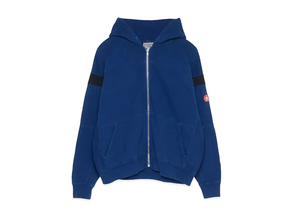シーイー オーバーダイ パネル ジップ フーディー "ネイビー"