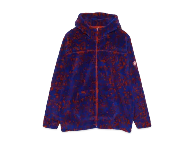Cav Empt (C.E) NOISE FLEECE ZIP HOODY "Red"