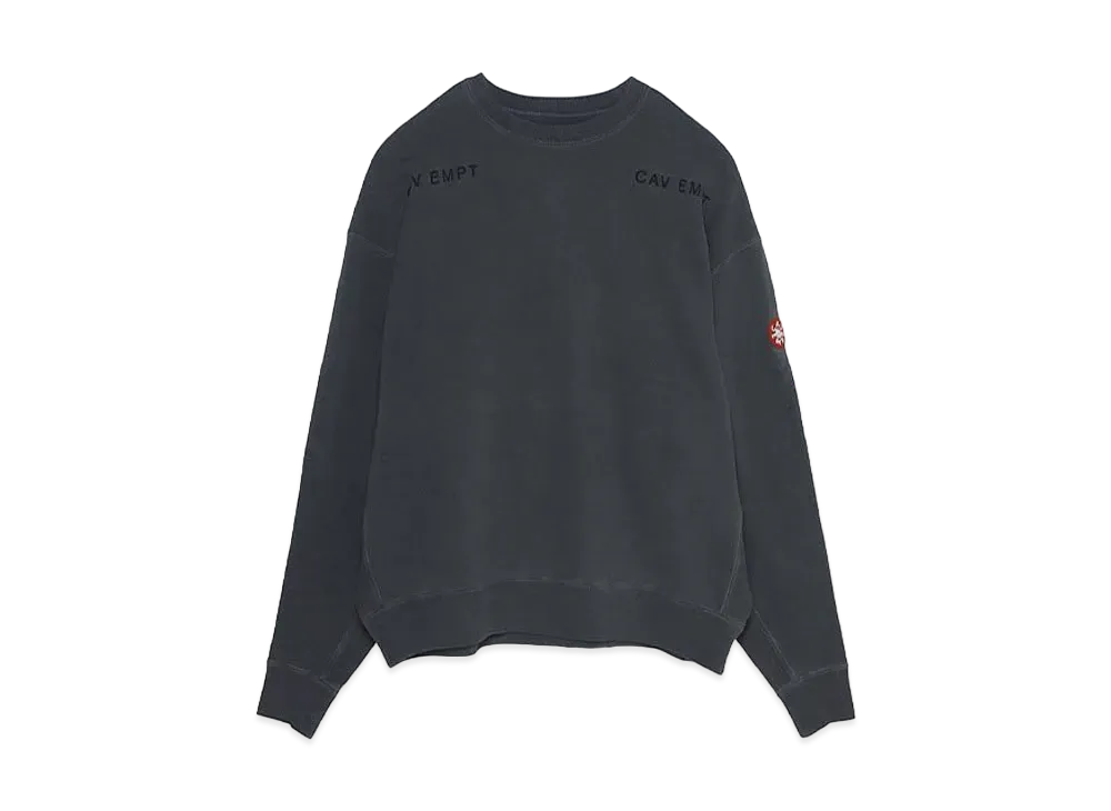 Cav Empt (C.E) OVERDYE SQUAD CREW NECK "Grey"
