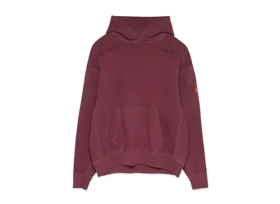 Cav Empt (C.E) OVERDYE SMOKY HEAVY HOODY "Red"